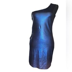 Dansei Royal Blue Liquid Dress‎ Women Size Medium Sexy
